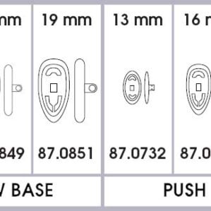 Symmetrical Silicone Nosepad Assortment